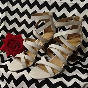 New Strappy Chunky Heel Sandals